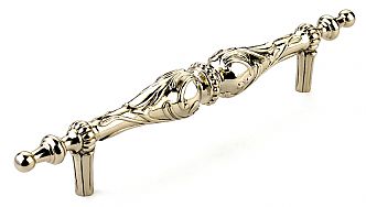 Symphony by Schaub Cantata 8" (203mm) Center-to-Center Cabinet Pull (White Brass)