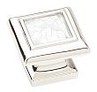 Symphony by Schaub 1-3/8" (35mm) Cabinet Knob (Mother of Pearl/Polished Nickel)