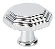 TopEx 1-1/8" (29mm) Octagon Cabinet Knob (Polished Chrome)