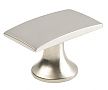 TopEx 1-3/16" (30mm) Rectangular Cabinet Knob (Satin Nickel)