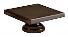 TopEx 1-3/4" (44mm) Large Square Cabinet Knob (Dark Bronze)