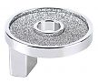 TopEx 1-1/4" (32mm) Swarovski Crystal Round Cabinet Knob (Polished Chrome)