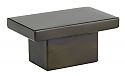 TopEx 1-3/4" (44mm) Rectangular Cabinet Knob (Dark Bronze)
