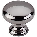 Top Knobs Somerset 1-1/4" (32mm) Round Cabinet Knob (Black Nickel)