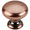 Top Knobs Somerset 1-1/4" (32mm) Round Cabinet Knob (Antique Copper)