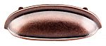 Top Knobs Somerset 3" (76mm) Center-to-Center Cabinet Cup Pull (Antique Copper)