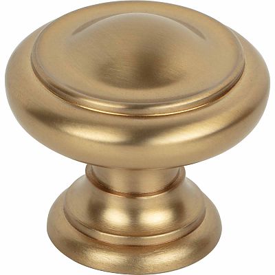 Top Knobs Nouveau III 1-1/8" (29mm) Dome Cabinet Knob (Honey Bronze)