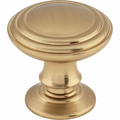 Top Knobs Chareau-Reeded 1-1/4" (32mm) Cabinet Knob (Honey Bronze)
