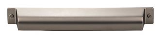 Top Knobs Barrington Channing 7" (178mm) Center-to-Center Cup Cabinet Pull (Ash Gray)