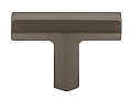 Top Knobs Serene Lydia 1-3/4" (44mm) Cabinet T-Knob (Ash Gray)