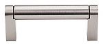 Top Knobs Pennington 3" (76mm) Center-to-Center Bar Pull (Brushed Satin Nickel)