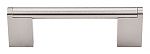 Top Knobs Princetonian 3-3/4" (96mm) Center-to-Center Bar Pull (Brushed Satin Nickel)