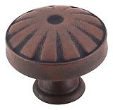 Top Knobs Dakota 1-1/4" (32mm) Hudson Cabinet Knob (Patina Rouge)