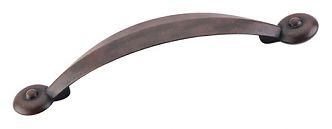 Top Knobs Dakota 3-3/4" (96mm) Center-to-Center Arc Cabinet Pull (Patina Rouge)