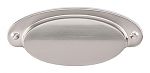 Top Knobs Asbury 2-9/16" (65mm) Center-to-Center Cup Cabinet Pull (Brushed Satin Nickel)