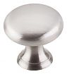 Top Knobs Asbury 15/16" (24mm) Mushroom Cabinet Knob (Brushed Satin Nickel)