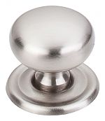 Top Knobs Asbury 1-1/4" (32mm) Victoria Cabinet Knob (Brushed Satin Nickel)