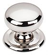 Top Knobs Asbury 1-1/4" (32mm) Victoria Cabinet Knob (Polished Nickel)