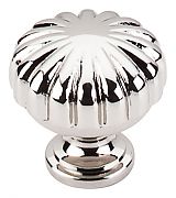 Top Knobs Asbury 1-1/4" (32mm) Melon Cabinet Knob (Polished Nickel)