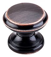 Top Knobs Dakota 1-3/8" (35mm) Flat Top Cabinet Knob (Tuscan Bronze)