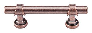 Top Knobs Dakota 3" (76mm) Center-to-Center Bit Cabinet Pull (Antique Copper)