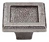 Top Knobs Britannia 2" (51mm) Square Inset Cabinet Knob (Cast Iron)