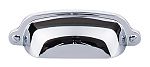 Top Knobs Dakota 2-9/16" (65mm) Center-to-Center Cabinet Cup Pull (Polished Chrome)
