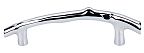 Top Knobs Aspen II Cast Bronze 5" (128mm) Center-to-Center Twig Pull (Polished Chromel)