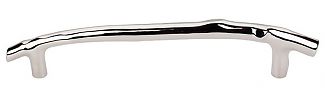 Top Knobs Aspen II Cast Bronze 8" (203mm) Center-to-Center Twig Pull (Polished Nickel)