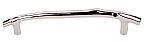 Top Knobs Aspen II Cast Bronze 8" (203mm) Center-to-Center Twig Pull (Polished Nickel)