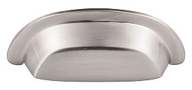 Top Knobs Aspen II Cast Bronze 3" (76mm) Center-to-Center Bin/Cup Pull (Brushed Satin Nickel)