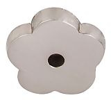 Top Knobs Aspen II Cast Bronze 1" (25mm) Flower Backplate (Brushed Satin Nickel)