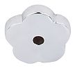 Top Knobs Aspen II Cast Bronze 1" (25mm) Flower Backplate (Polished Chrome)