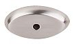 Top Knobs Aspen II Cast Bronze 1-1/2" (38mm) Oval Backplate (Brushed Satin Nickel)