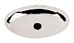 Top Knobs Aspen II Cast Bronze 1-1/2" (38mm) Oval Backplate (Polished Nickel)