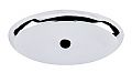 Top Knobs Aspen II Cast Bronze 1-3/4" (44mm) Oval Backplate (Polished Chrome)