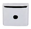 Top Knobs Aspen II Cast Bronze 7/8" (22mm) Square Backplate (Polished Chrome)