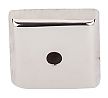 Top Knobs Aspen II Cast Bronze 7/8" (22mm) Square Backplate (Polished Nickel)