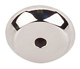 Top Knobs Aspen II Cast Bronze 7/8" (22mm) Round Backplate (Polished Nickel)