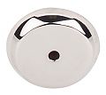 Top Knobs Aspen II Cast Bronze 1-1/4" (32mm) Round Backplate (Polished Nickel)