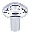 Top Knobs Aspen II Cast Bronze 1-1/4" (32mm) Button Knob (Polished Chrome)