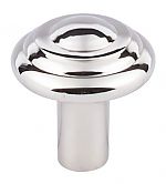 Top Knobs Aspen II Cast Bronze 1-1/4" (32mm) Button Knob (Polished Nickel)