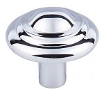 Top Knobs Aspen II Cast Bronze 1-3/4" (44mm) Button Knob (Polished Chrome)