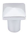 Top Knobs Aspen II Cast Bronze 3/4" (19mm) Square Knob (Polished Chrome)