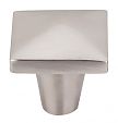 Top Knobs Aspen II Cast Bronze 1-1/4" (32mm) Square Knob (Brushed Satin Nickel)