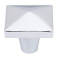 Top Knobs Aspen II Cast Bronze 1-1/2" (38mm) Square Knob (Polished Chrome)