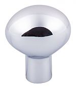Top Knobs Aspen II Cast Bronze 1-3/16" (30mm) Egg Cabinet Knob (Polished Chrome)