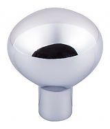 Top Knobs Aspen II Cast Bronze 1-7/16" (37mm) Egg Cabinet Knob (Polished Chrome)