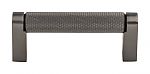 Top Knobs Amwell 3" (76mm) Center-to-Center Knurled Bar Pull (Ash Gray)