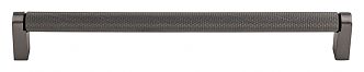Top Knobs Amwell 8-13/16" (224mm) Center-to-Center Knurled Bar Pull (Ash Gray)